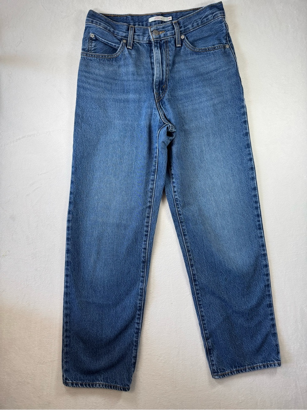 Levi's Women's ‘94 Baggy Straight-Leg Medium Blue Jeans size 28